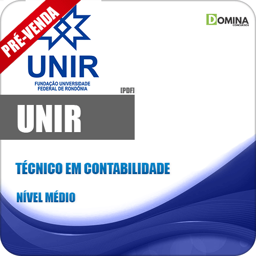 Apostila UNIR 2018 Técnico em Contabilidade