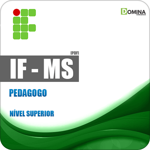 Apostila IFMS 2018 Pedagogo