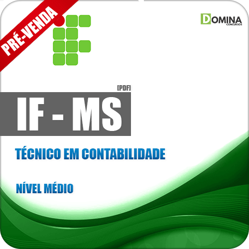 Apostila IFMS 2018 Técnico em Contabilidade