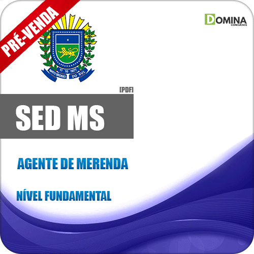 Apostila SED MS 2018 Agente de Merenda