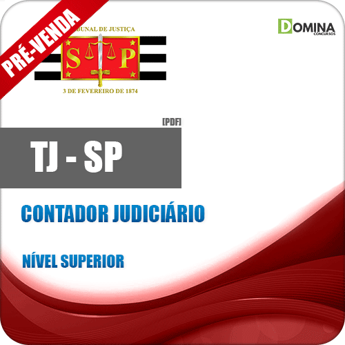 Apostila Tribunal de Justiça TJ SP 2018 Contador Judiciário