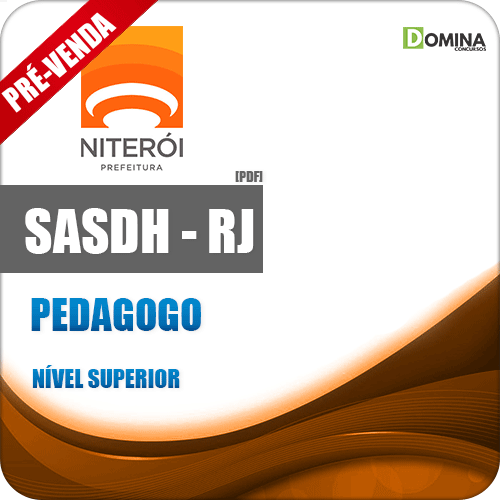 Apostila SASDH RJ 2018 Pedagogo