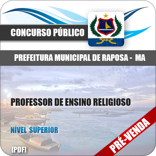 Apostila Pref Raposa MA 2018 Professor de Ensino Religioso