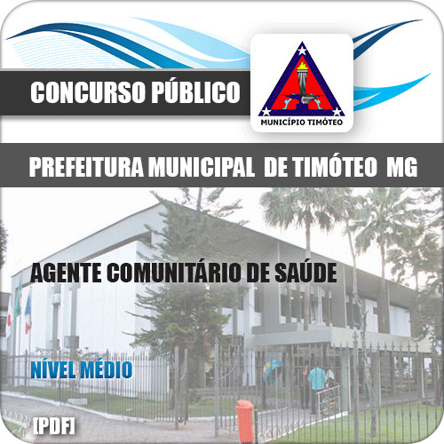 Apostila Pref Timóteo MG 2019 Agente Comunitário de Saúde