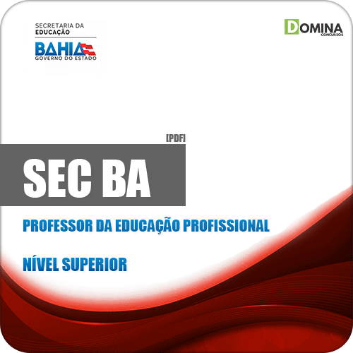 Apostila SEC BA 2019 Professor da Educação Profissional