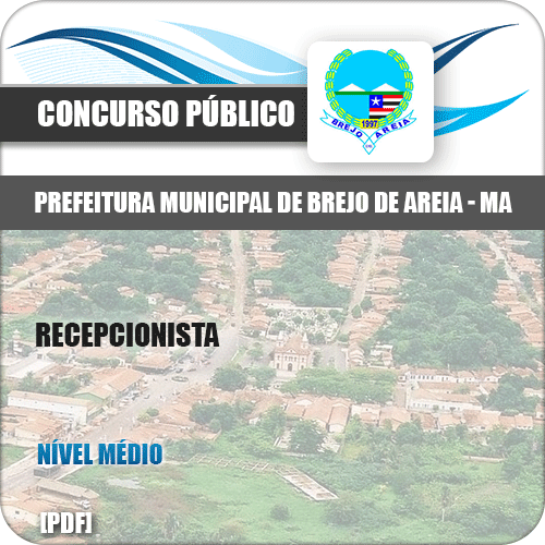 Apostila Pref Brejo de Areia MA 2019 Recepcionista