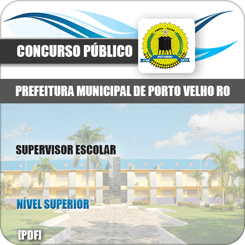 Apostila Pref Porto Velho RO 2019 Supervisor Escolar