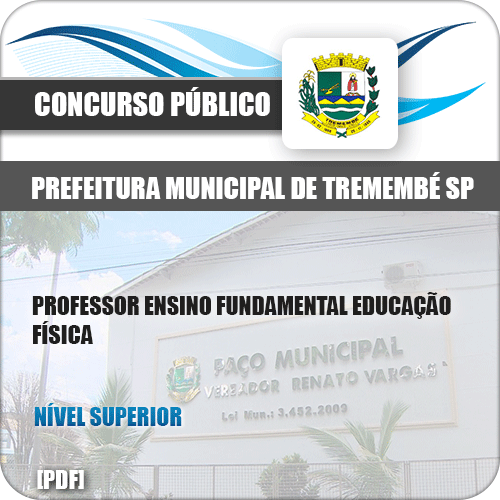 Apostila Pref Tremembé SP 2019 Professor Educação Física