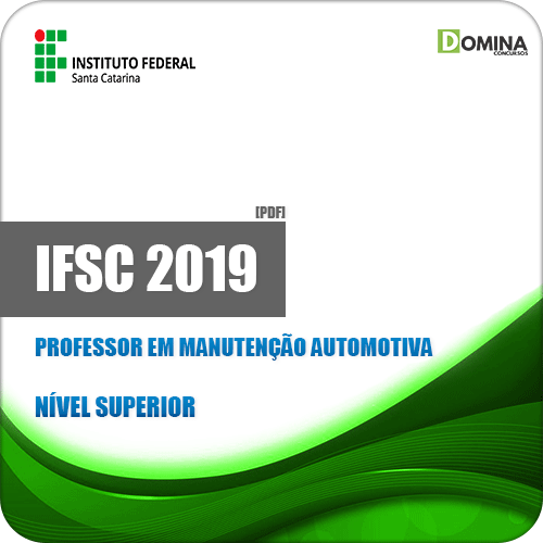 Apostila IFSC 2019 Professor em Manutenção Automotiva