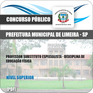 Apostila Pref Limeira SP 2019 Prof Subs Disciplina Educação Física