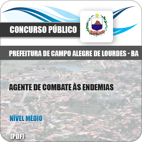 Apostila Campo Alegre Lourdes BA 2019 Agente Combate Endemias