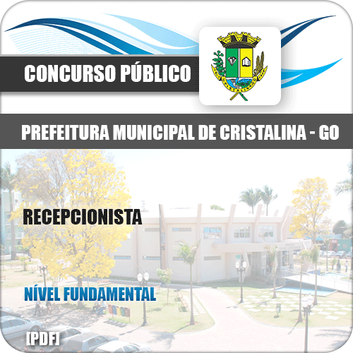 Apostila Concurso Público Pref Cristalina GO 2019 Recepcionista