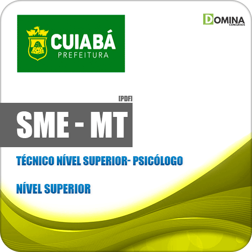 Apostila SME Cuiabá MT 2019 Técnico Nível Superior Psicólogo