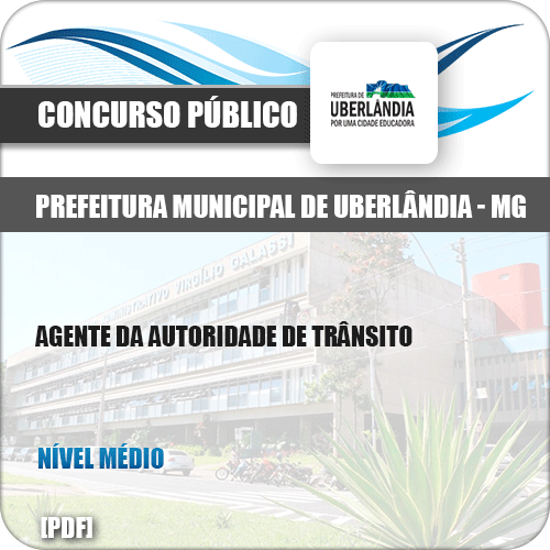 Apostila Pref Uberlândia MG 2019 Agente Autoridade de Trânsito