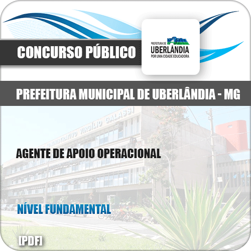 Apostila Pref Uberlândia MG 2019 Agente de Apoio Operacional