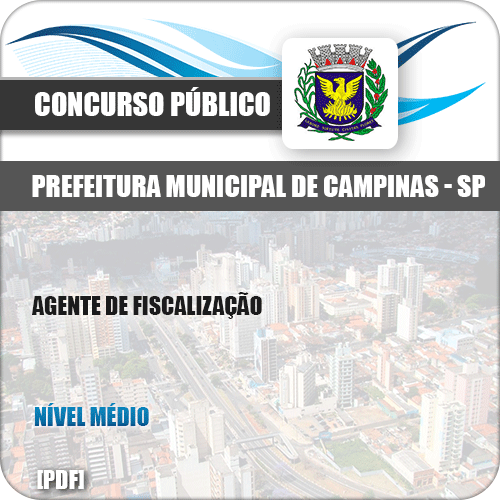 Apostila Concurso Pref Campinas SP 2019 Agente de Fiscalização