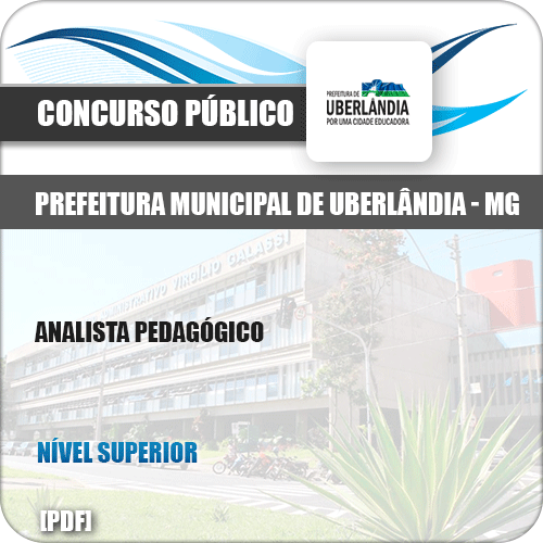 Apostila Concurso Pref Uberlândia MG 2019 Analista Pedagógico