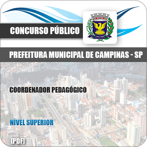 Apostila Concurso Pref Campinas SP 2019 Coordenador Pedagógico