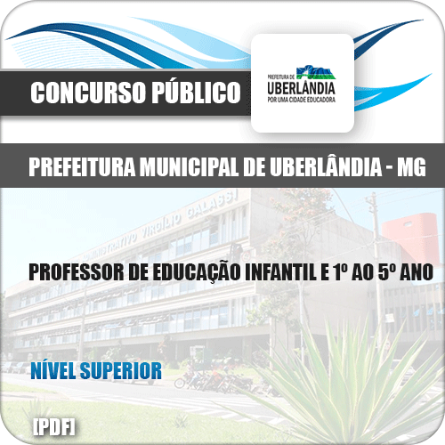 Apostila Pref Uberlândia MG 2019 Prof Infantil e 1º ao 5º ano