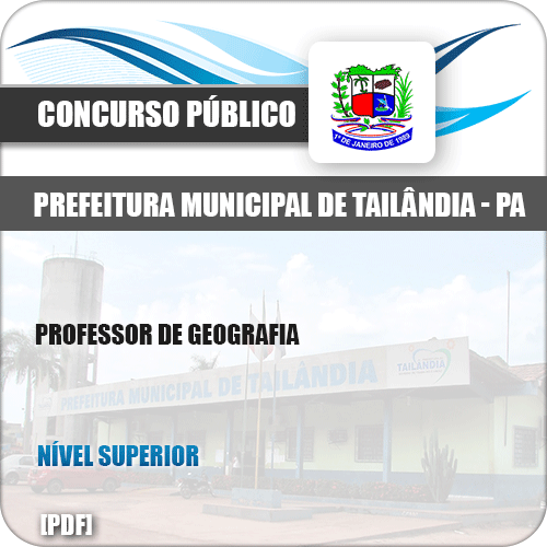 Apostila Concurso Pref Tailândia PA 2019 Professor de Geografia