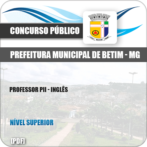 Apostila Concurso ISS Betim MG 2019 Professor PII Inglês