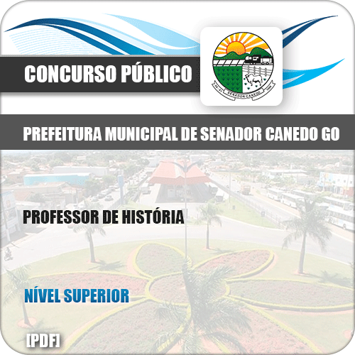 Apostila Pref Senador Canedo GO 2019 Professor de História