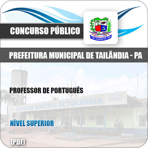 Apostila Concurso Pref Tailândia PA 2019 Professor de Português