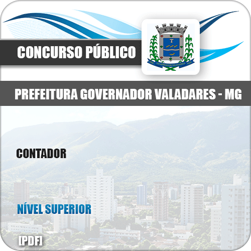 Apostila Pref Governador Valadares MG 2019 Contador