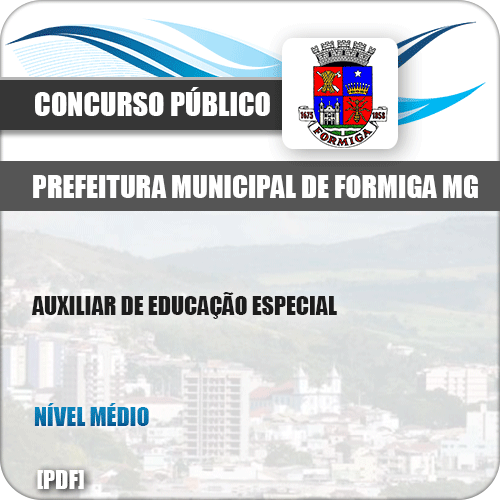 Apostila Pref Formiga MG 2019 Auxiliar de Educação Especial