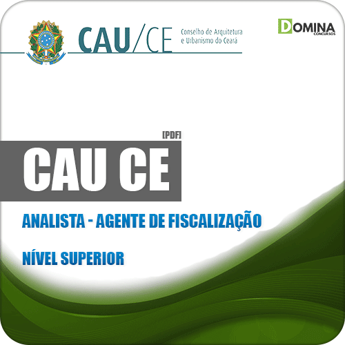 Apostila Seletivo CAU CE 2019 Analista Agente de Fiscalização