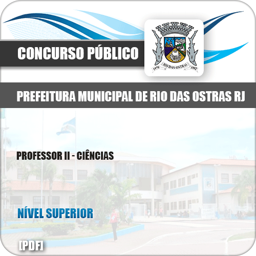 Apostila Concurso Pref Rio das Ostras RJ 2019 Professor II Ciências