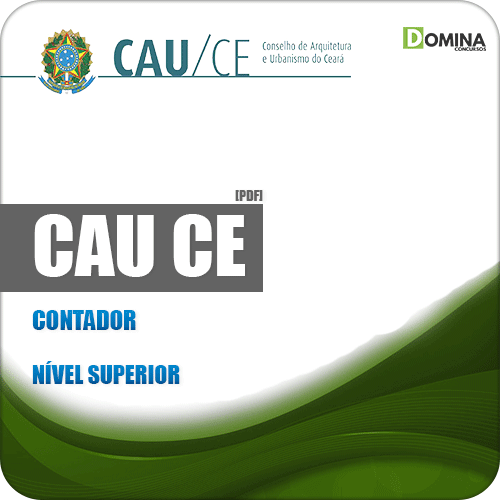 Apostila Processo Seletivo CAU CE 2019 Contador