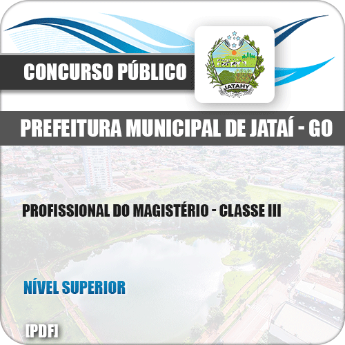 Apostila Pref Jataí GO 2019 Profissional do Magistério Classe III