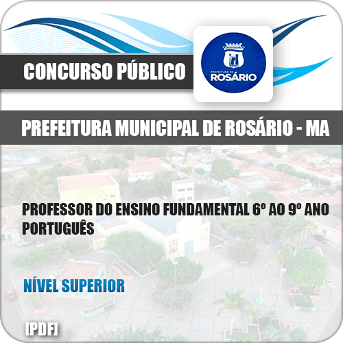 Apostila Concurso Pref Rosário MA 2019 Prof 6º ao 9º Português