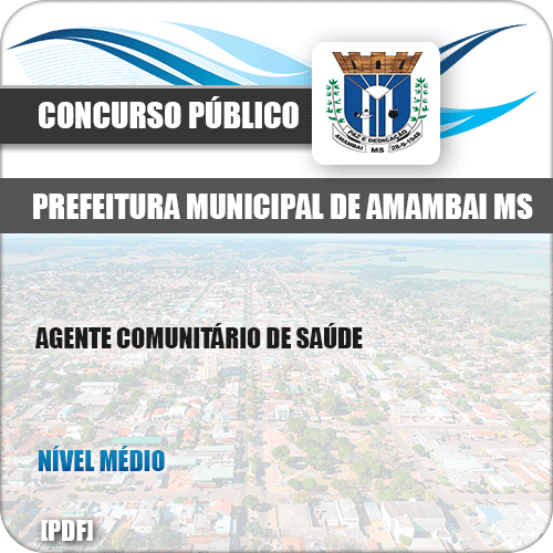 Apostila Pref Amambai MS 2019 Agente Comunitário de Saúde