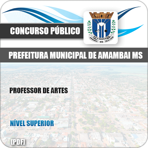 Apostila Concurso Pref Amambai MS 2019 Professor de Artes