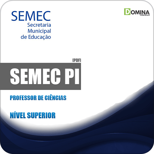 Apostila Concurso Público SEMEC PI 2019 Professor de Ciências