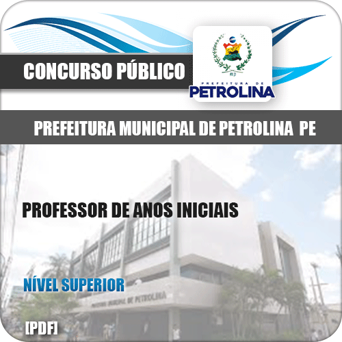 Apostila Pref de Petrolina PE 2019 Professor de Anos Iniciais