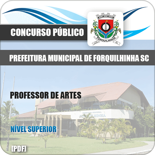 Apostila Pref de Forquilhinha SC 2020 Professor de Artes