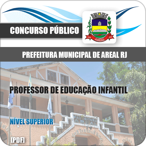 Apostila Concurso Pref Areal RJ 2020 Prof de Educação Infantil