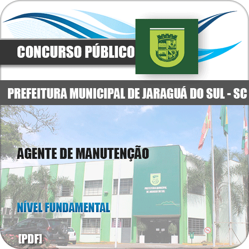 Apostila Jaraguá do Sul SC 2020 Agente de Manutenção