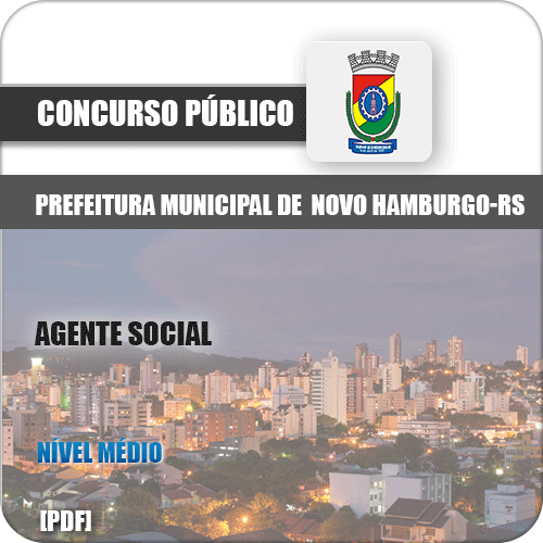 Apostila Concurso Novo Hamburgo RS 2020 Agente Social