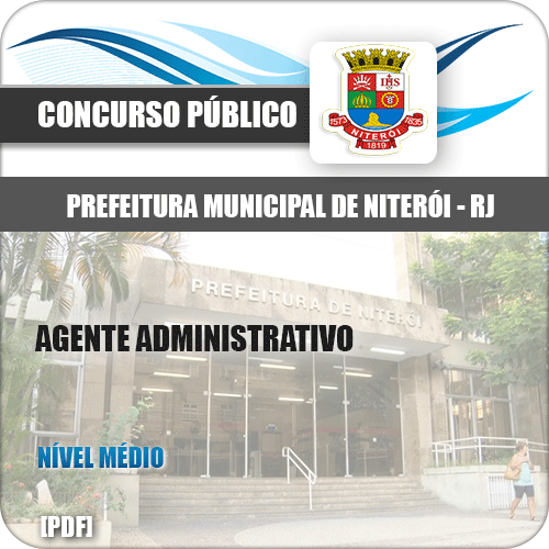 Apostila Concurso Pref Niterói SP 2020 Agente Administrativo