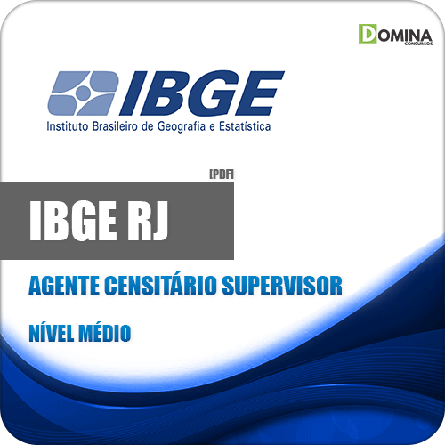 Apostila Concurso IBGE RJ 2020 Agente Censitário Supervisor ACS