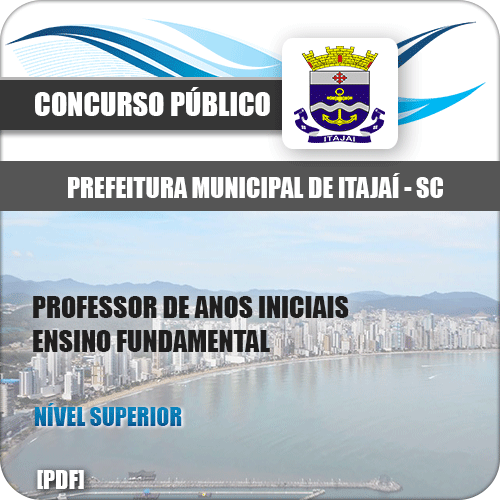 Apostila Prefeitura Itajaí SC 2020 Professor Anos Iniciais