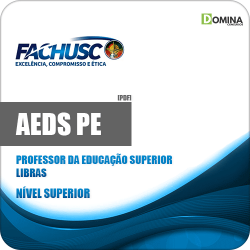 Apostila AEDS PE 2020 Professor Educação Superior Libras