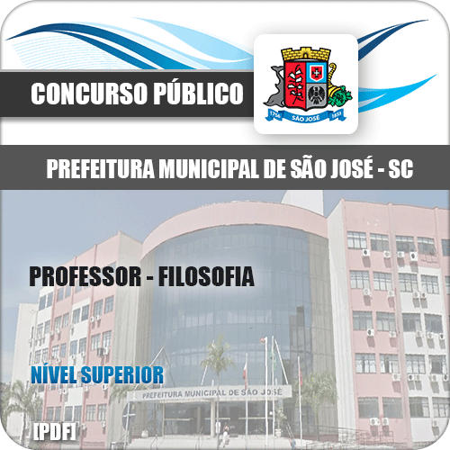 Apostila Prefeitura São José SC 2020 Professor Filosofia