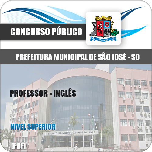 Apostila Concurso São José SC 2020 Professor Inglês