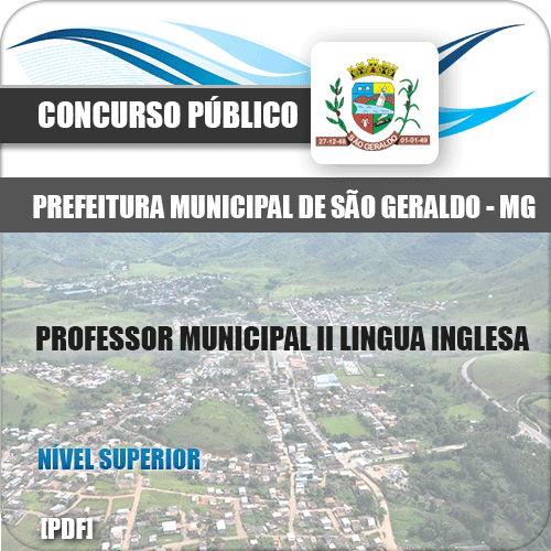 Apostila São Geraldo MG 2020 Professor II Língua Inglesa