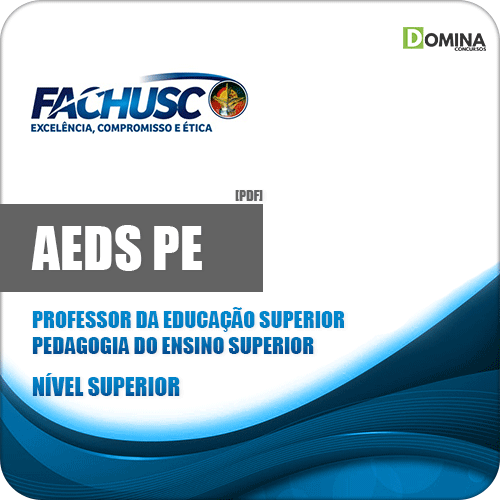 Apostila AEDS PE 2020 Professor Superior Pedagogia